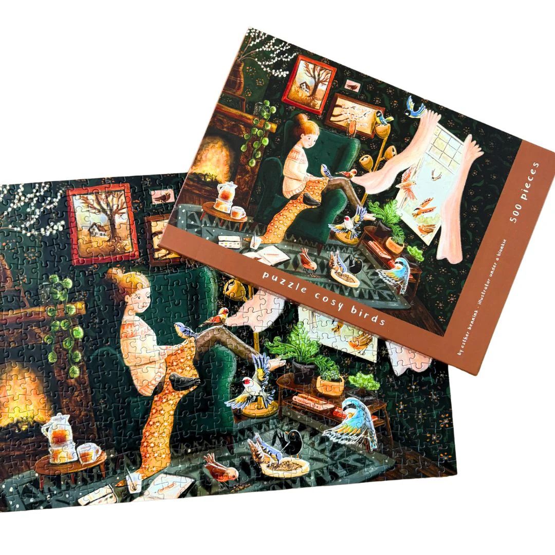 Gemütliches Puzzle 'Cosy Birds' 500 Teile