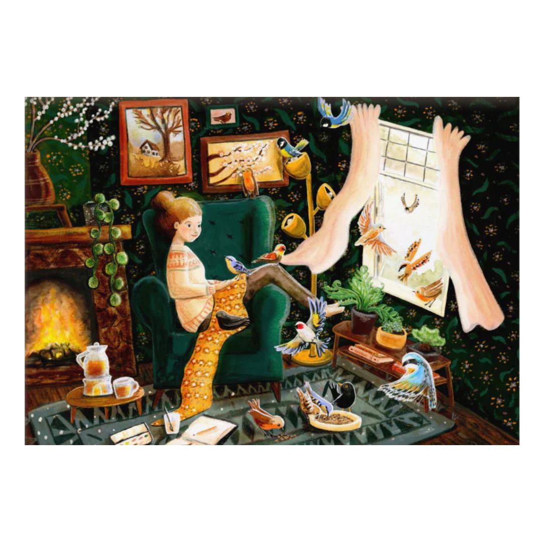 Gemütliches Puzzle 'Cosy Birds' 500 Teile