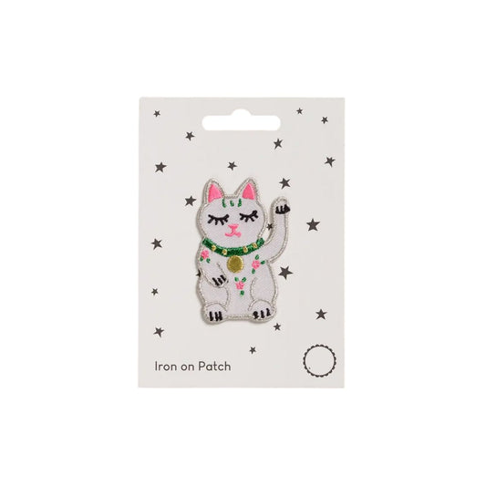 Aufnäher zum Aufbügeln 'Lucky Cat'
