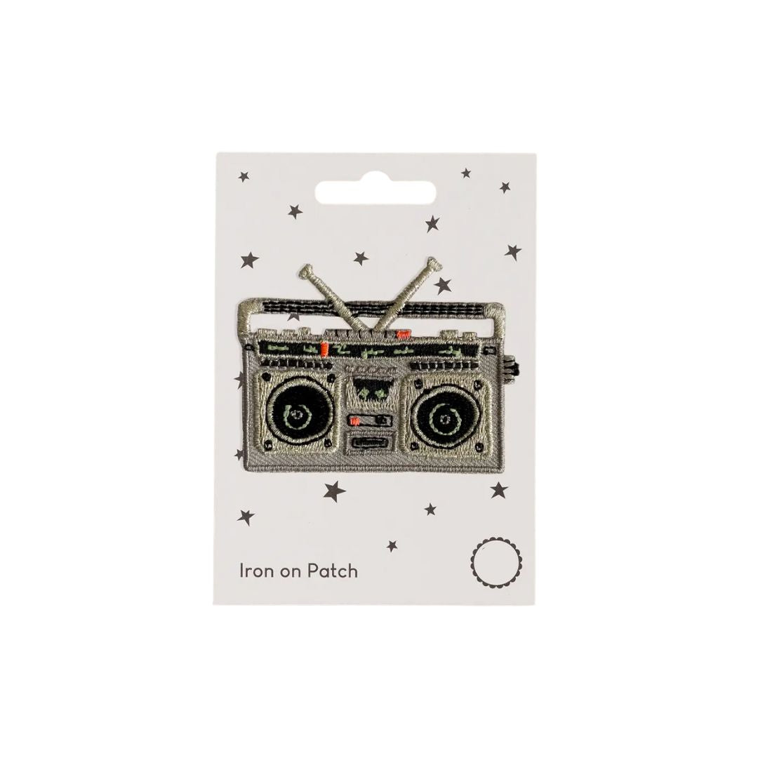 Aufnäher zum Aufbügeln 'Boom Box'