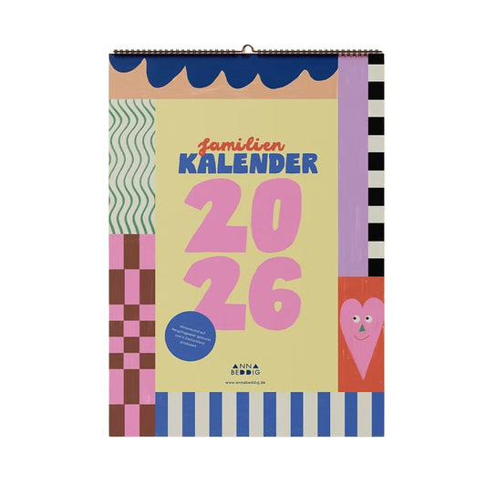 Family Planer Jahreskalender 2026