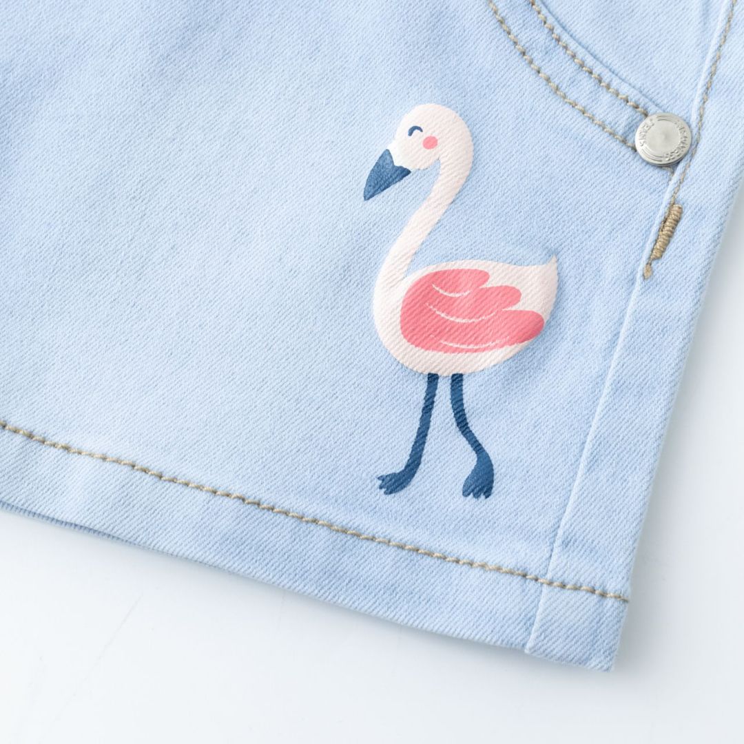 kurze Sommershorts Jeans für Baby Mädchen