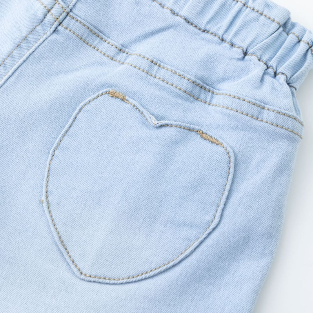 kurze Sommershorts Jeans für Baby Mädchen