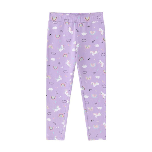 Jeggings Allovermuster flieder