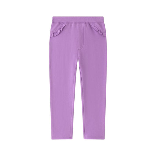 Fleecehose Jeggings lila