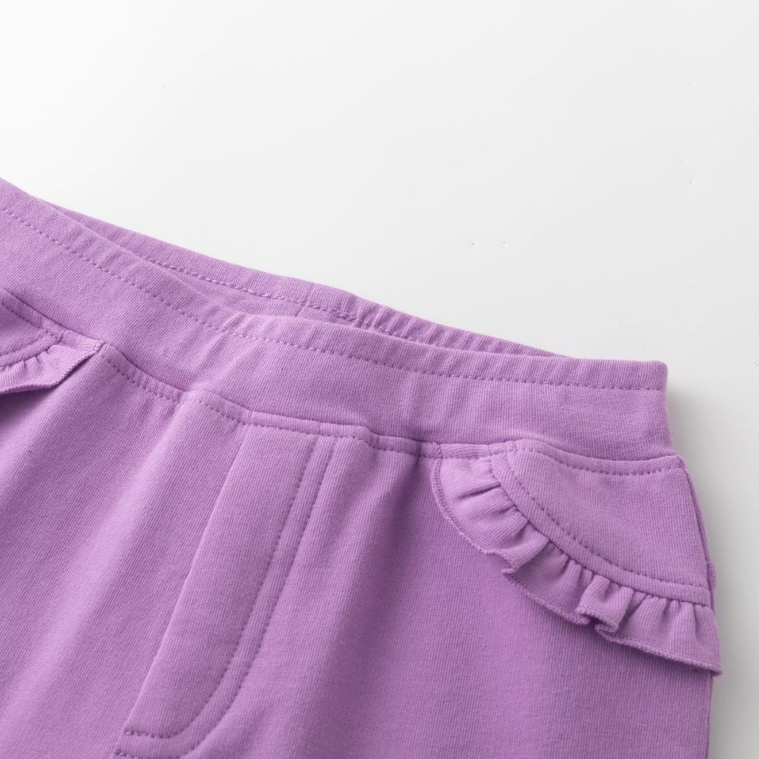 Fleecehose Jeggings lila