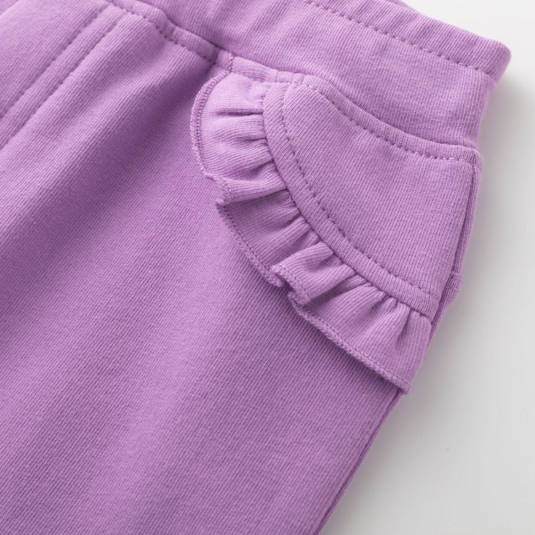 Fleecehose Jeggings lila