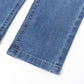 Lange Five-Pocket-Jeans blau