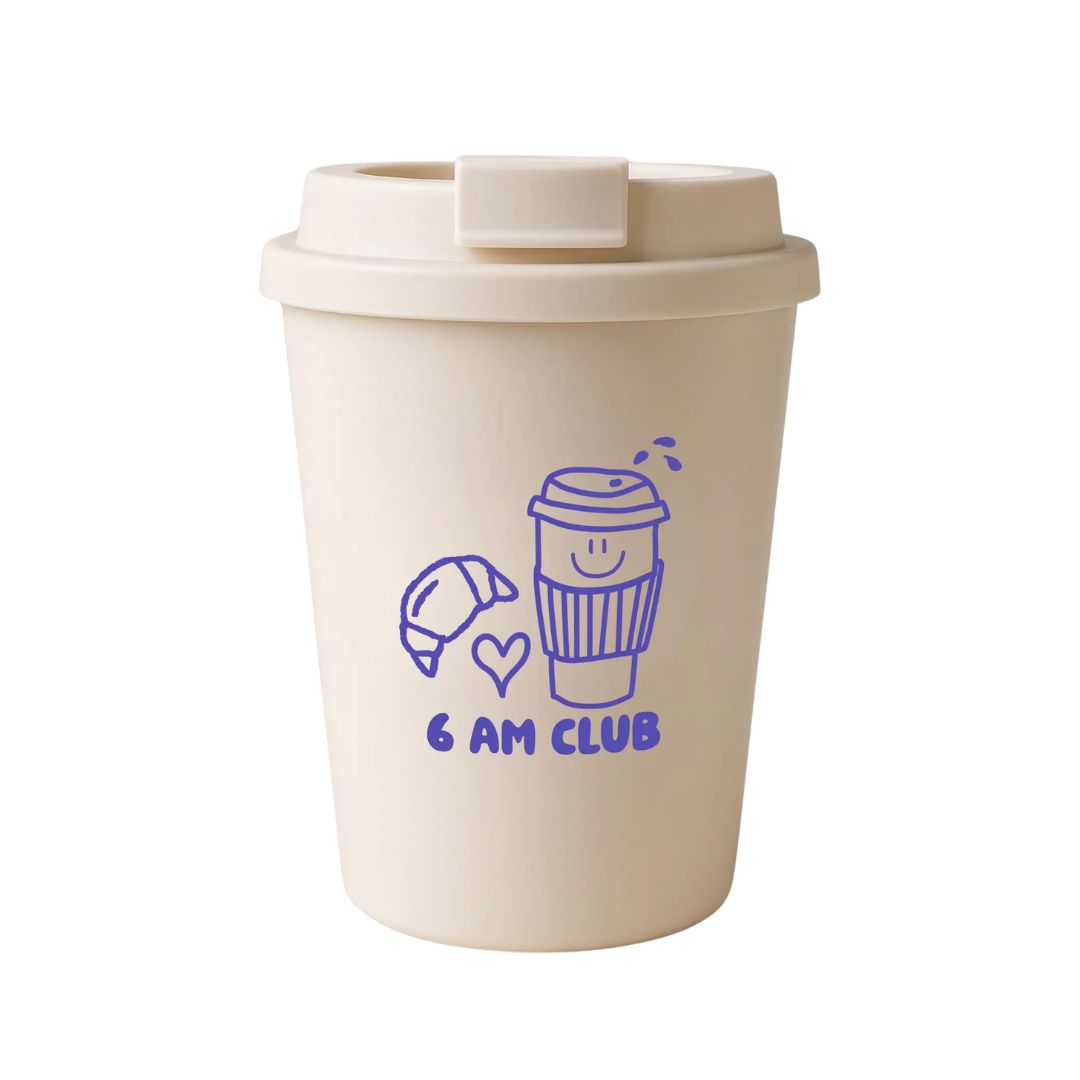 Coffee to go Cup '6 am Club'