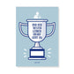Postkarte 'Bester Lehrer Award'