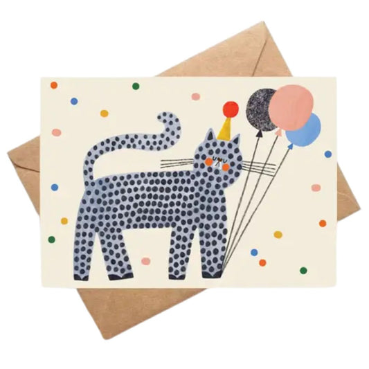 Klappkarte 'Party Cat'