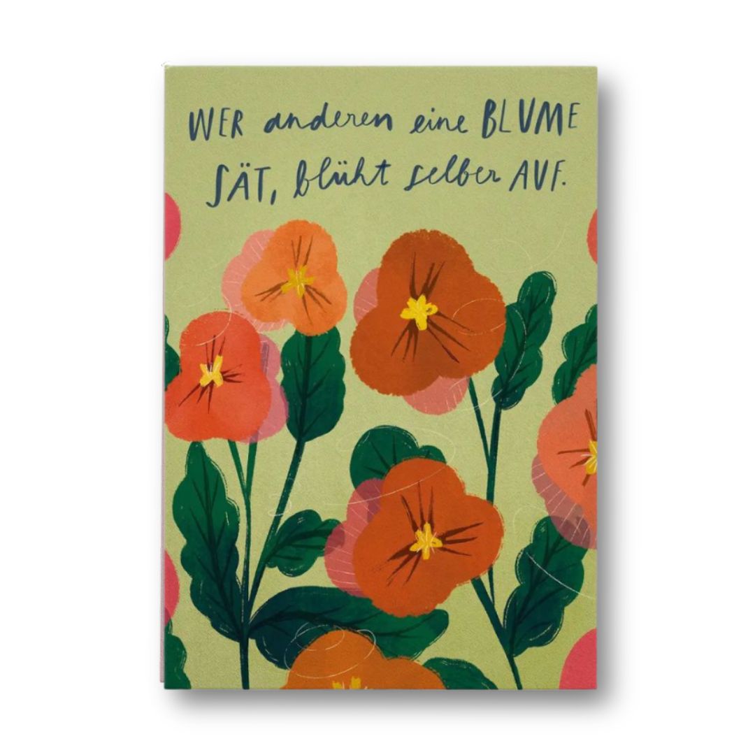 Postkarte 'Aufblühen'