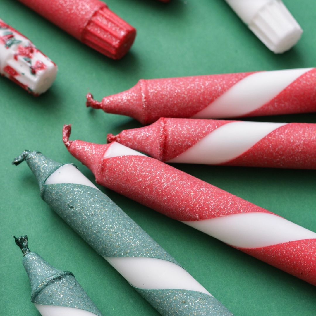 Kegelkerzen 'Christmas Vibes'