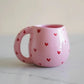 Keramik Cupid-Tasse mit Herzdesign