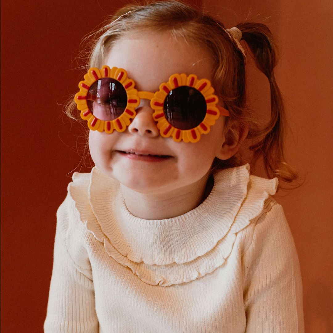 Sonnenbrille für Kinder UV400-Schutz gelb