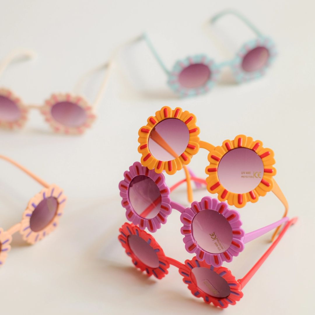 Sonnenbrille für Kinder UV400-Schutz gelb