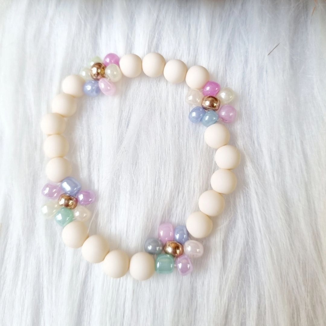 Kinderarmband 'Daisy Deluxe Pastell'
