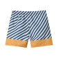 Kinder Badehose gestreift 'Blues & Beyond' blau/gelb