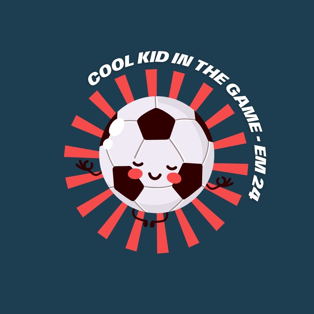 Kinder T-Shirt 'COOL KID IN THE GAME EM 24'