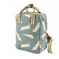 Kinder Rucksack 'Frosted Blue Dachshund' personalisierbar