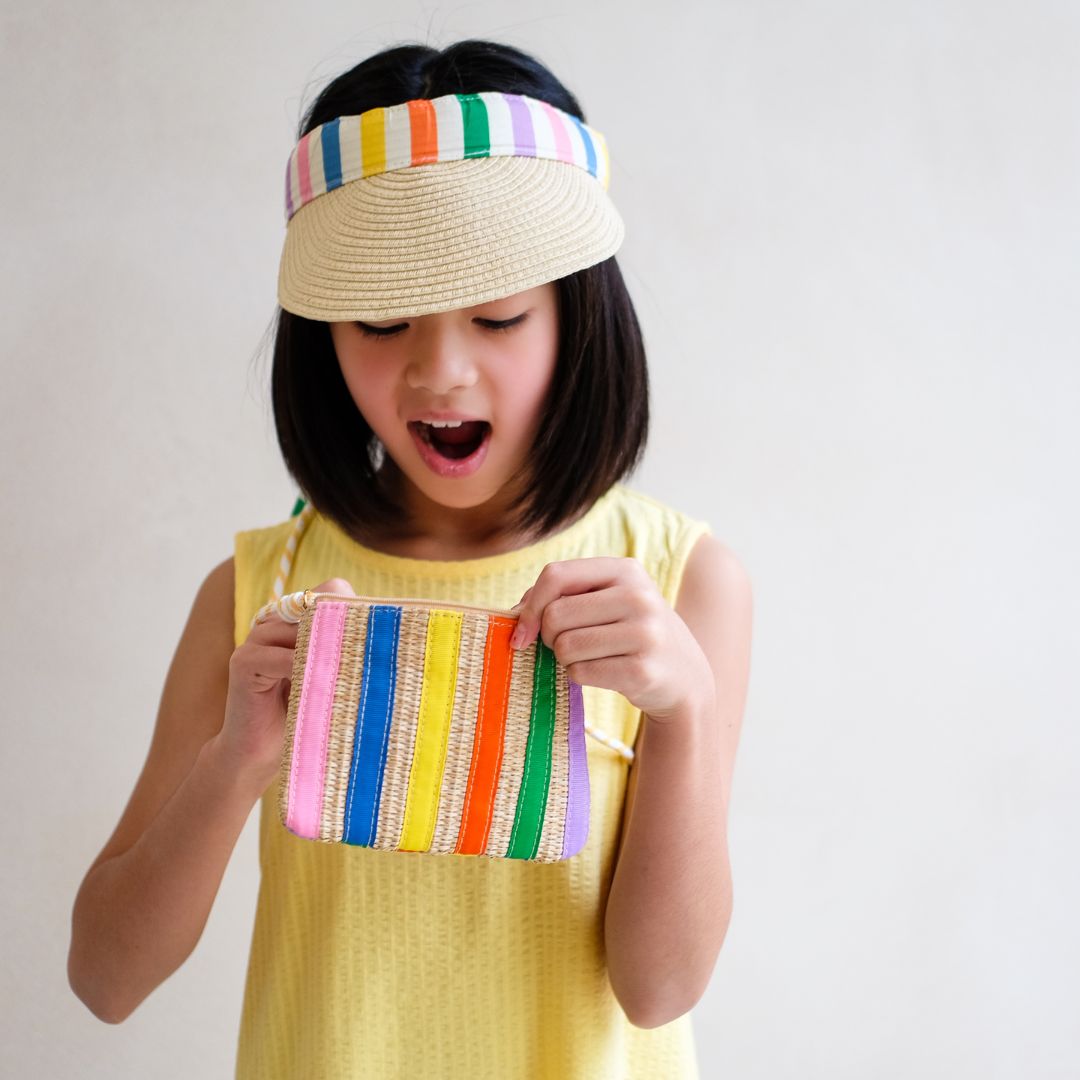 Kinder Schirmmütze gestreift