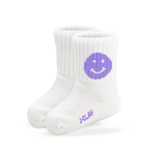 Tennis Socken für Babys & Kinder 'Purple Smile'