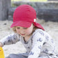PICKAPOOH | Sommer Strick Mütze 'Felix' rot