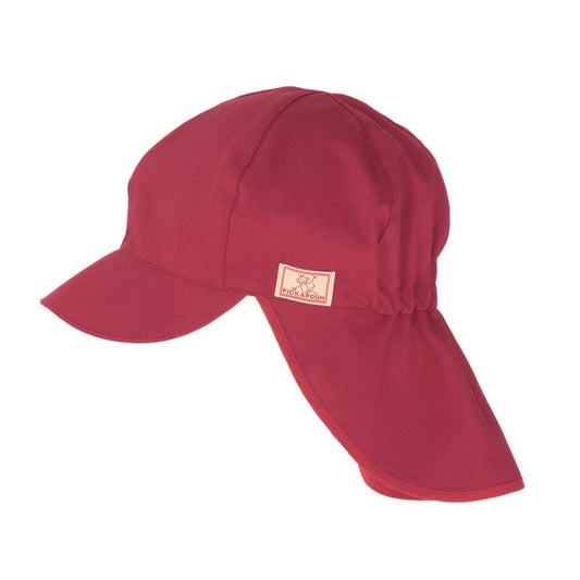 PICKAPOOH | Sommer Strick Mütze 'Felix' rot