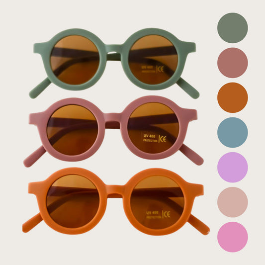 Kinder Sonnenbrille 'Retro' rund verschied. Farben