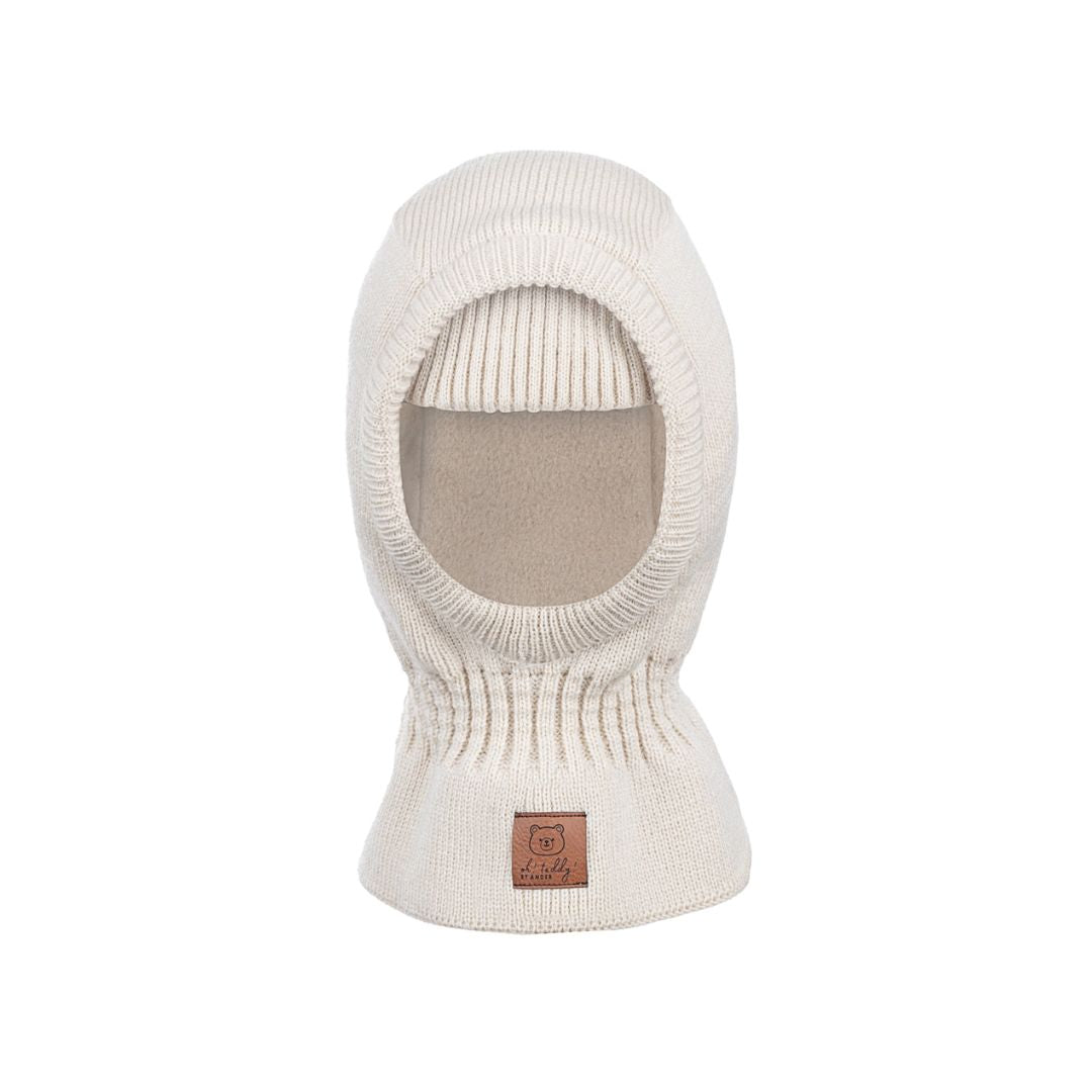 Kinder Schlupfmütze 'Balaclava' beige