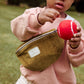 Kinder Bauchtasche in Cordoptik bronze personalisierbar