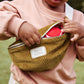 Kinder Bauchtasche in Cordoptik bronze personalisierbar