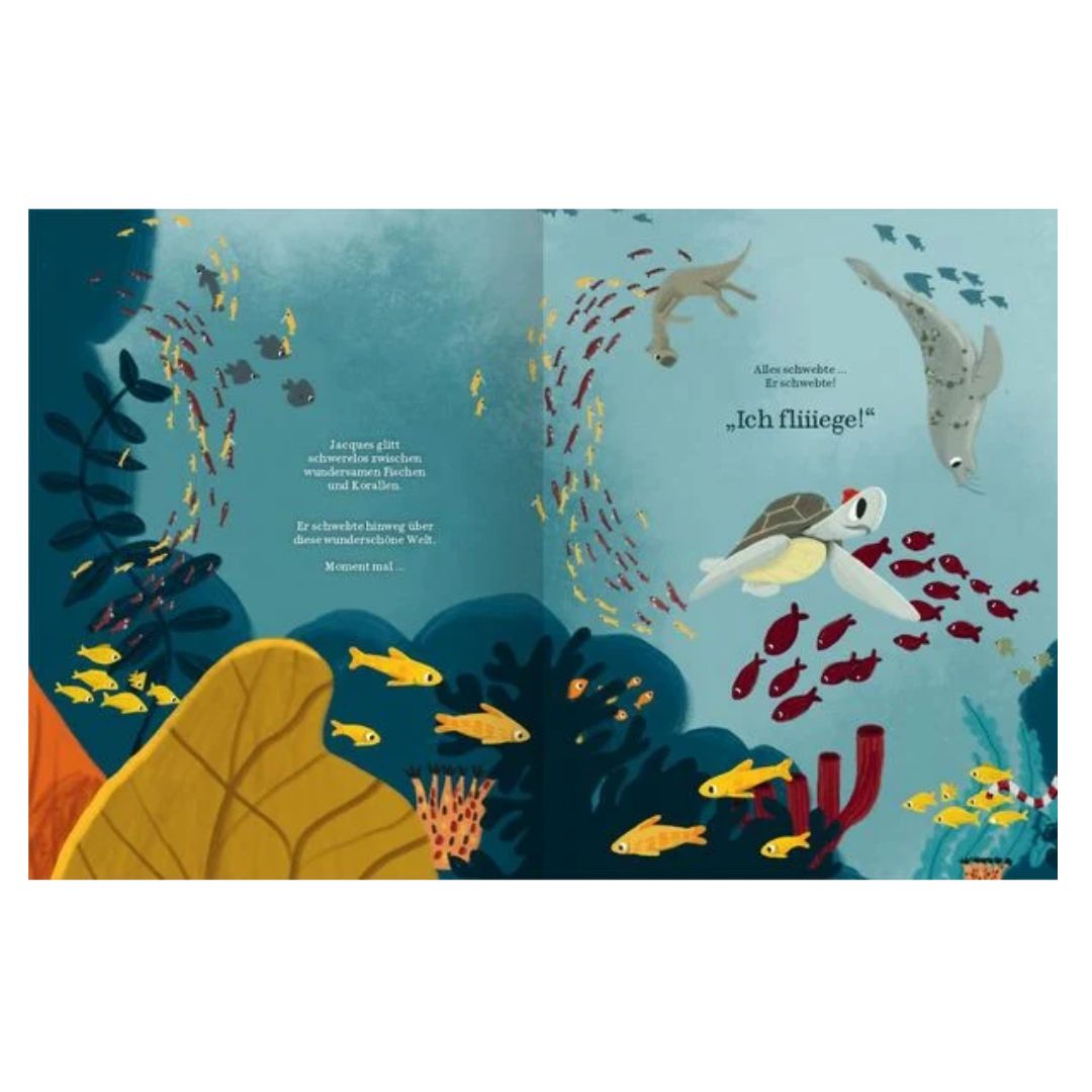 Kinderbuch 'Die kleine Schildkröte die vom fliegen träumte'