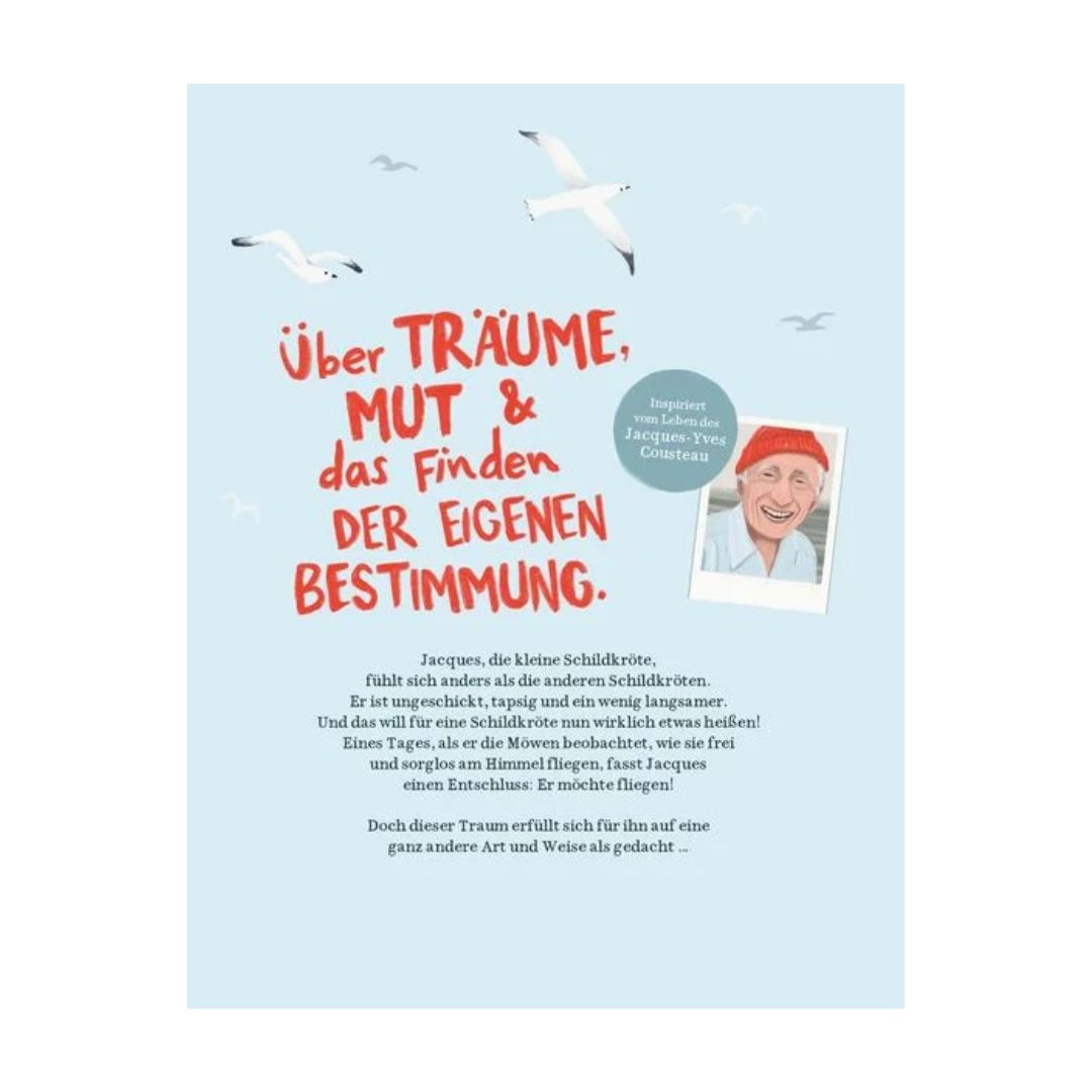 Kinderbuch 'Die kleine Schildkröte die vom fliegen träumte'