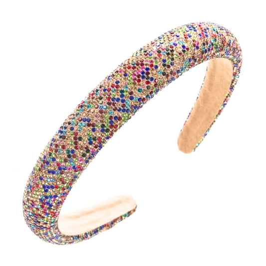 Kinder Diadem Haarreifen 'Strass Multicolor'