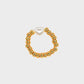 Ring 'Perlenherz' gold mit Herz-Perle