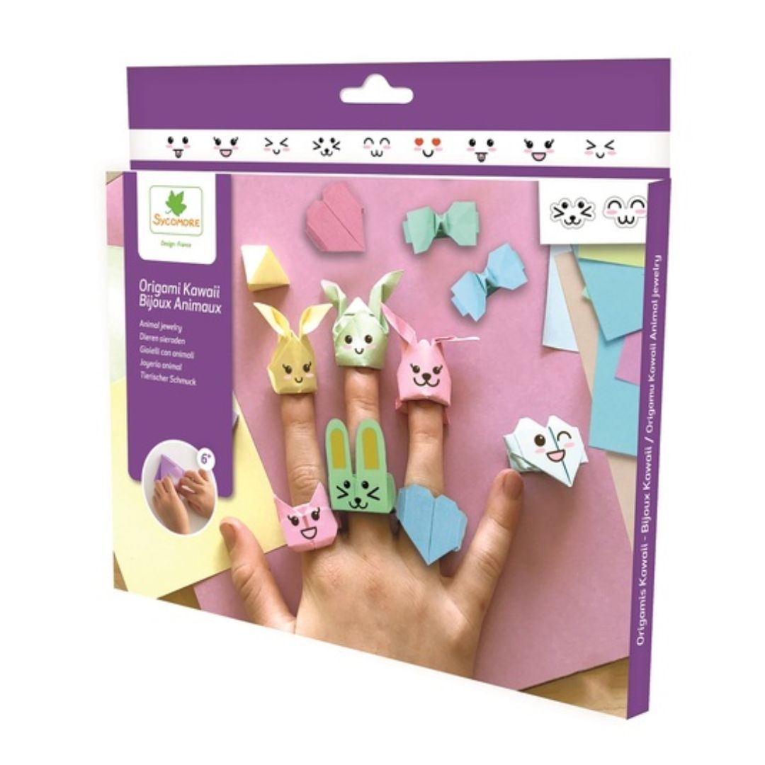 Kinder Kreativset 'Origami Kawaii Schmuck – Tiere' 5+
