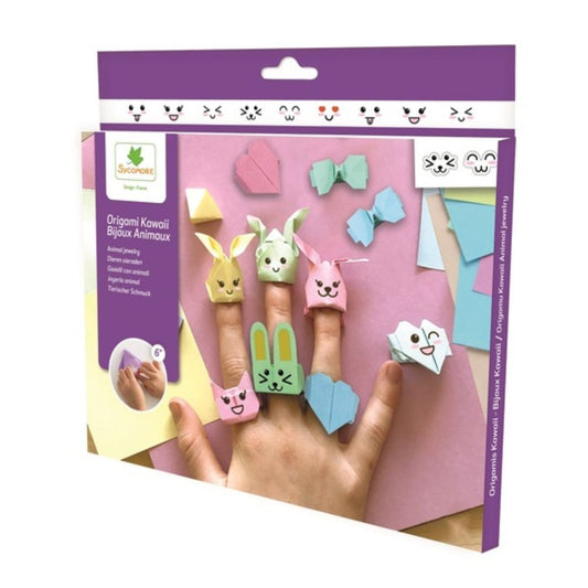 Kinder Kreativset 'Origami Kawaii Schmuck – Tiere' 5+