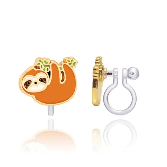 Cutie Ohrclips 'Verspieltes Faultier' Clip On