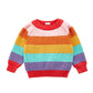 Kinder Grobstrick Pullover 'Colorful'