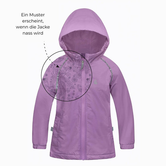 Sturm Jacke 'Spalsh Magic' dusty lavender