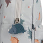Kinderrucksack 'Dinos Welt' grau