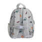 Kinderrucksack 'Dinos Welt' grau