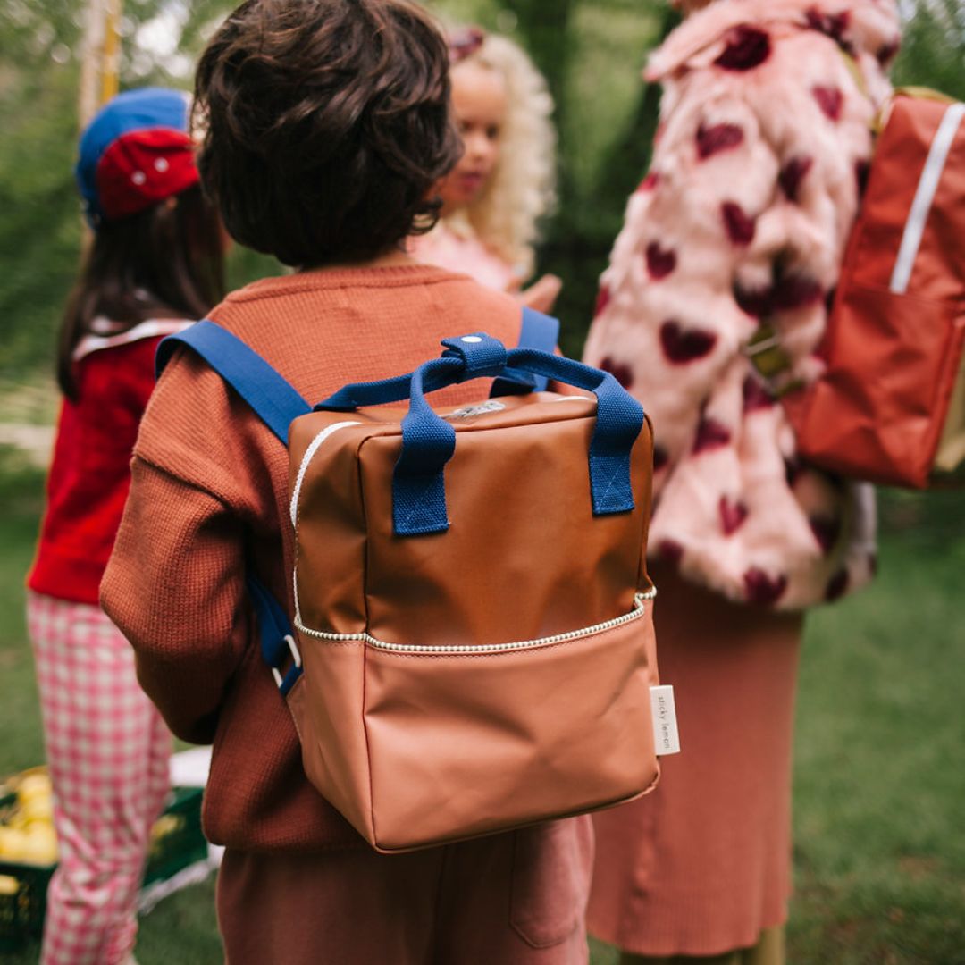 Rucksack 'Colourblocking' brown