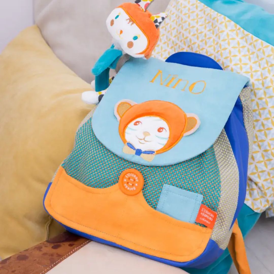 Personalisierbarer Kinderrucksack Tiger