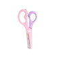 Kinder Scheren Colorblock Design rosa/lila