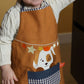 Kinderschürze Hundewelpe camel personalisierbar