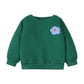 Sweatshirt für Kinder 'Little Flower' grün