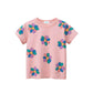 Kurzarm T-Shirt pink 'Funny Daisy'