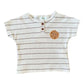 Kinder Baumwoll-Shirt gestreift 'I love Cookies'